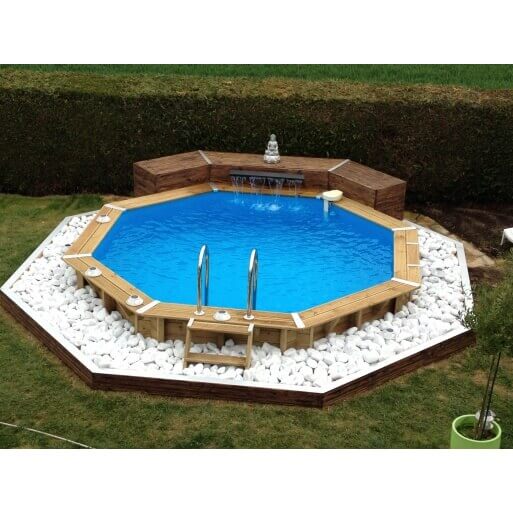 piscine bois ubbink ocea 430
