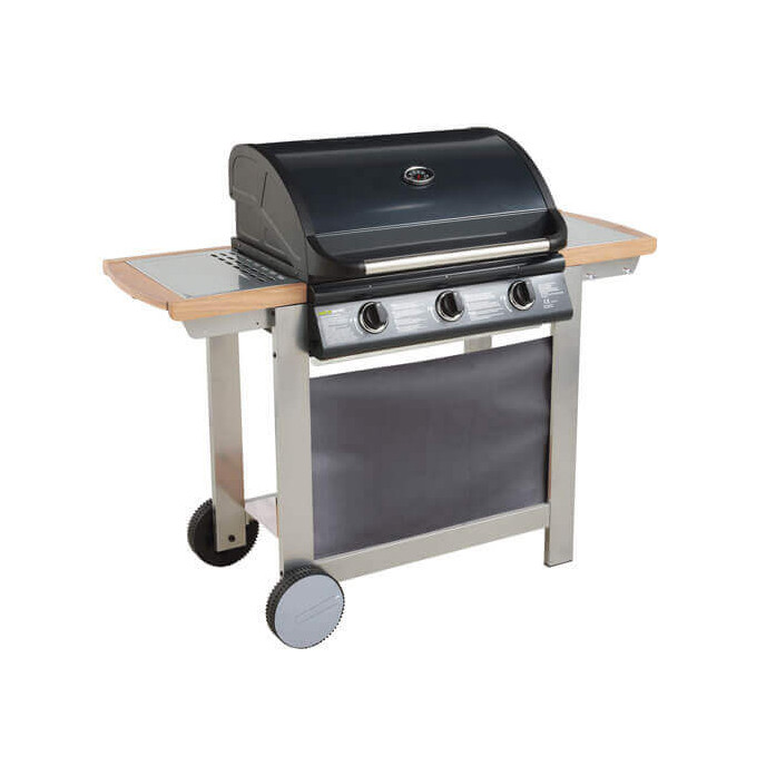 Barbecue américain Cookin Garden Fiesta 3 MyPiscine Barbecue gaz Américain 3 brûleurs Fiesta 3 COOK IN
