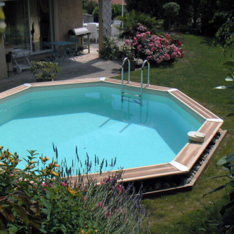 Piscine bois Océa Ø 580 x H 130 cm