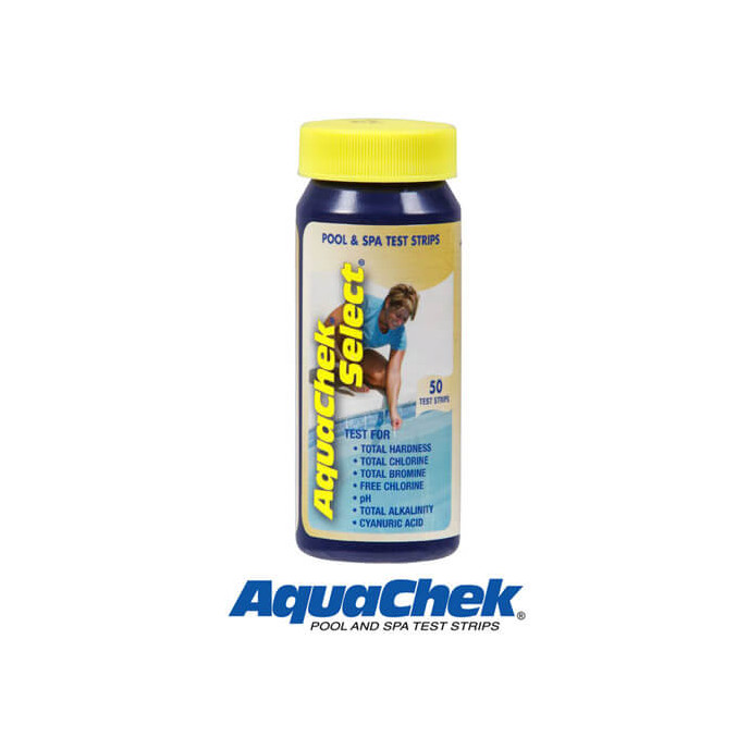 Bandelettes d'analyse piscine 6 en 1 Aquachek Test and Treat