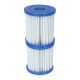 Cartouches de filtration Bestway Type I (Lot de 2)