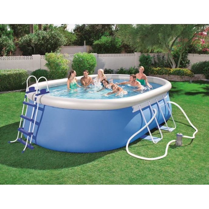 Piscine Autoportante Bestway 488 X 305 X H 107 Cm 56447 Mypiscine