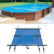 Bâche à barres de sécurité Woody spéciale piscine hors-sol