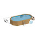 Piscine hors sol bois Grenade 2 - 436 x 336 H117 cm