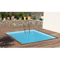 Piscine bois Carra 305 x 305 x H 119 cm