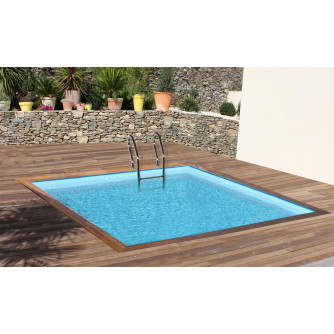 Piscine bois Carra 305 x 305 x H 119 cm