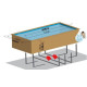 Piscine bois Braga 815 x 420 x H 146 cm