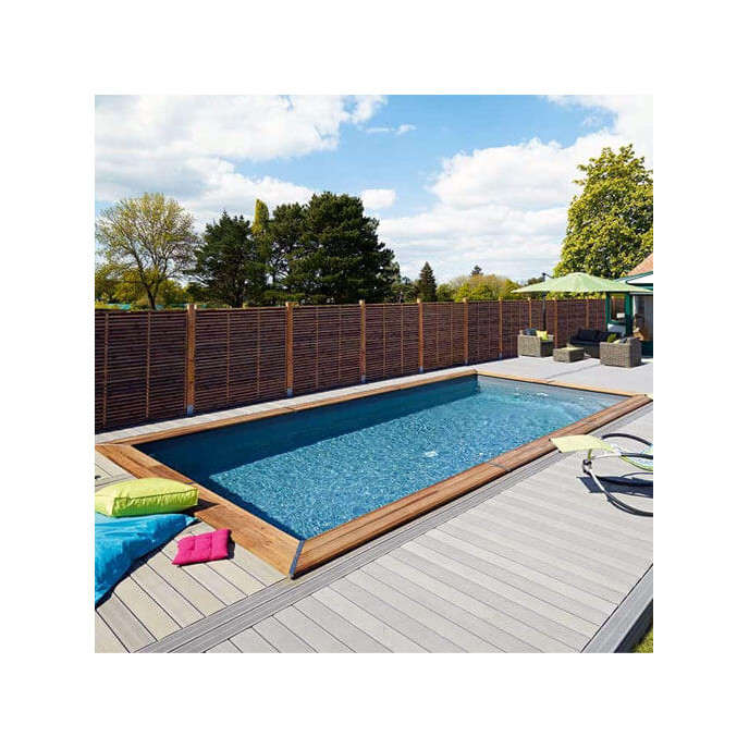 Piscine bois Maéva 800 x 400 x H.150 cm rectangulaire