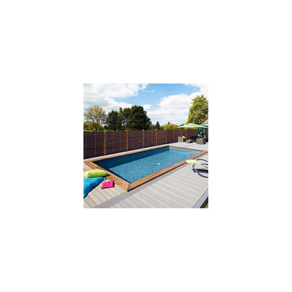 Piscine bois hors-sol Maeva 3x3m