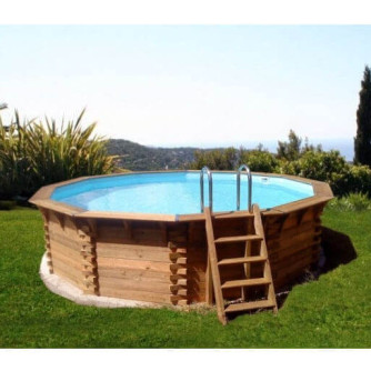 Piscine bois Maéva Ø 500 x H.150 cm