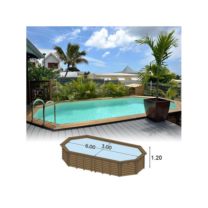 piscine bois ma 233 va 600 x 300 x h 120 cm mypiscine piscine bois ma 233 va 600 x 300 x h 120 cm mypiscine