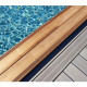 Piscine bois Maéva 700 x 400 x H.150 cm octogonale
