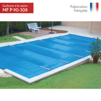 Bâche à barres de sécurité piscine Excel+ 580g/m²