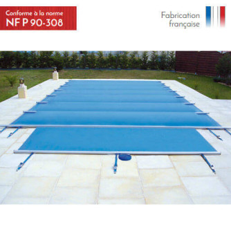 Bâche à barres de sécurité piscine Summum 580g/m²