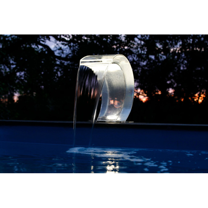 Cascade de piscine Mamba Acrylique LED