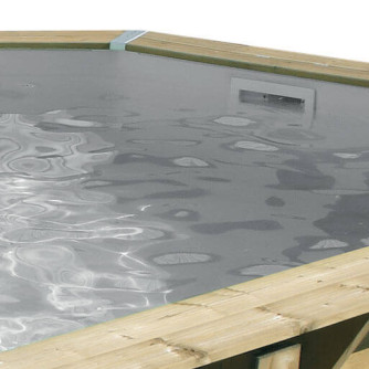 Liner piscine Ubbink Océa Ø430 x H.120 cm - Gris