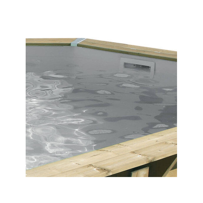 Liner piscine Ubbink Linéa 800 x 500 x H.140 cm - Gris