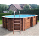 Piscine bois Safran 2 620 x 395 x H 136 cm