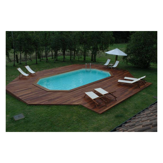 Piscine bois Océa 610 x 400 x H 130 cm