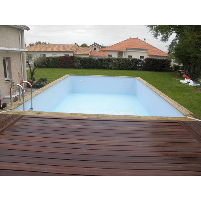 Piscine bois Linéa 800 x 500 x H 140 cm