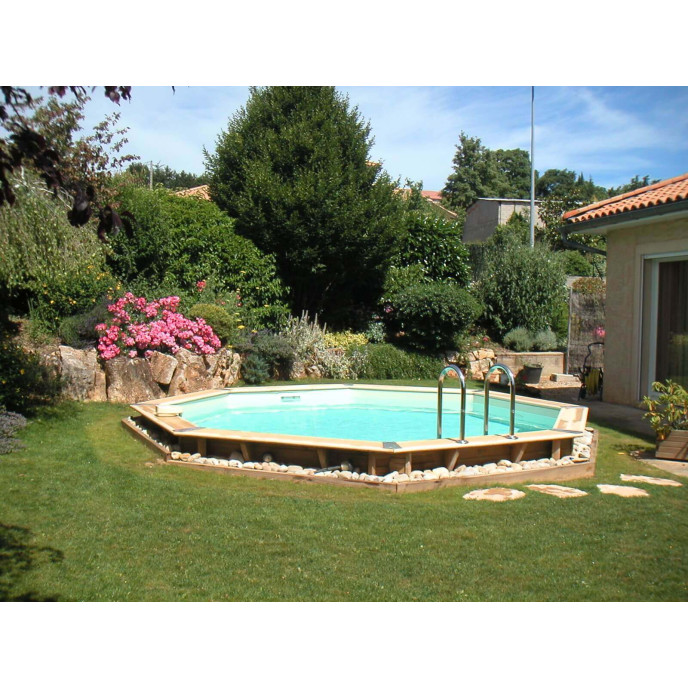 Piscine bois Océa Ø 580 x H 130 cm