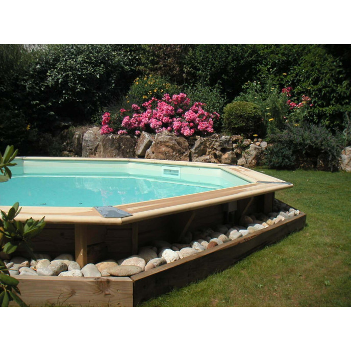 Piscine bois Océa Ø 580 x H 130 cm