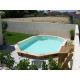 Piscine bois Océa 610 x 400 x H 130 cm