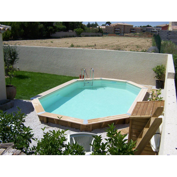 Piscine bois Océa 610 x 400 x H 130 cm