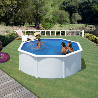 Piscine acier Gré ronde Fidji Ø 320 x 122 cm - Filtre à sable