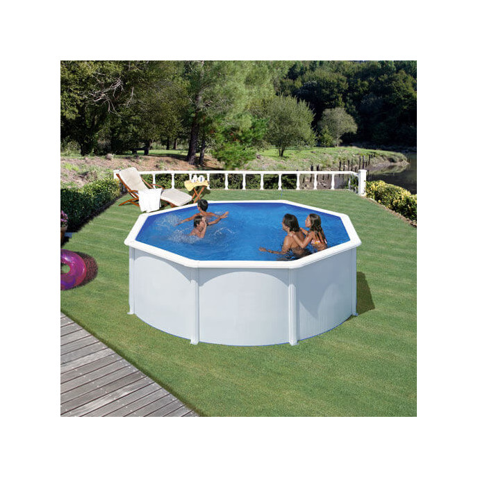 Piscine acier Gré ronde Fidji Ø 320 x 122 cm - Filtre à sable