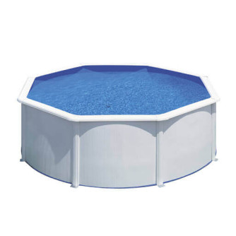 Piscine acier Gré ronde Fidji Ø 320 x 122 cm - Filtre à sable