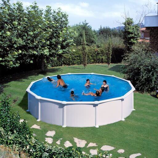 piscine acier h132