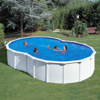 Piscine acier Gré en huit Varadero 660 x 400 x H.122 cm - Filtre à sable