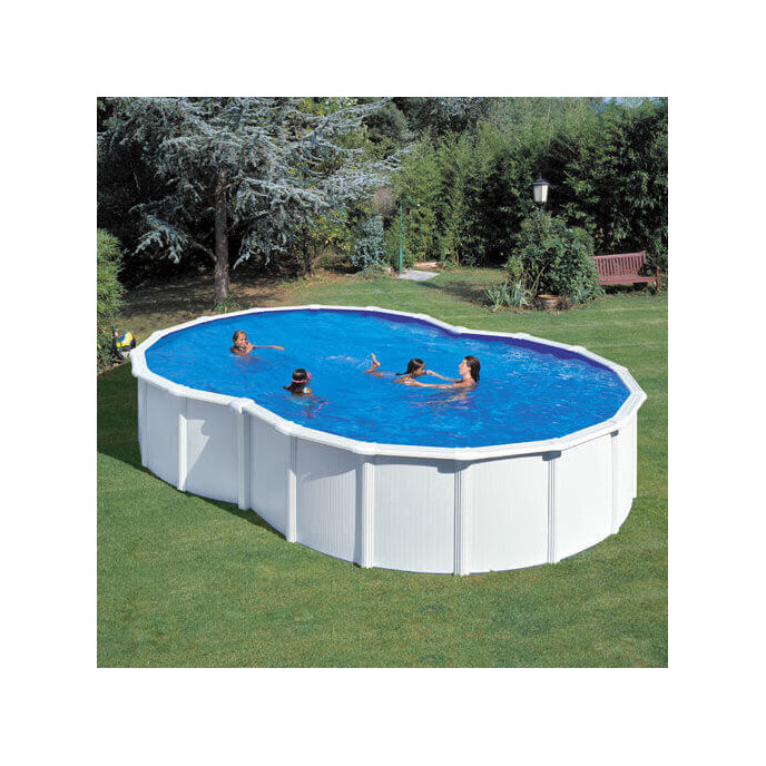 Piscine acier Gré en huit Varadero 660 x 400 x H.122 cm - Filtre à sable