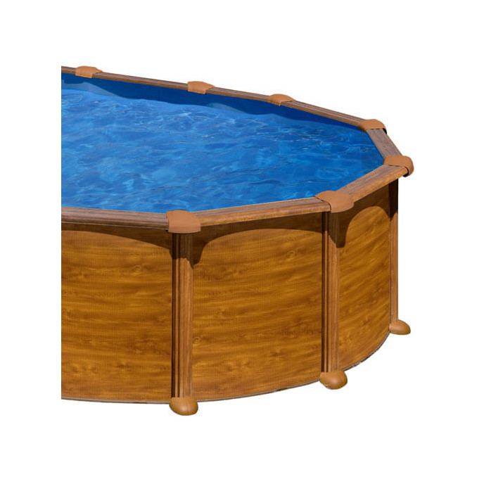 Piscine acier Gré ovale Amazonia 634 x 399 x H.132 cm - Filtre à sable