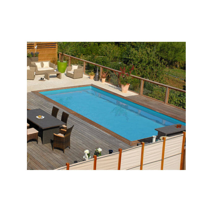 Piscine bois Evora 620 x 420 x H 133 cm