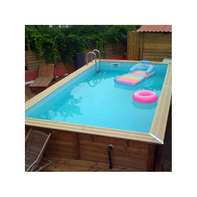 Piscine bois Linéa 650 x 350 x H 140 cm