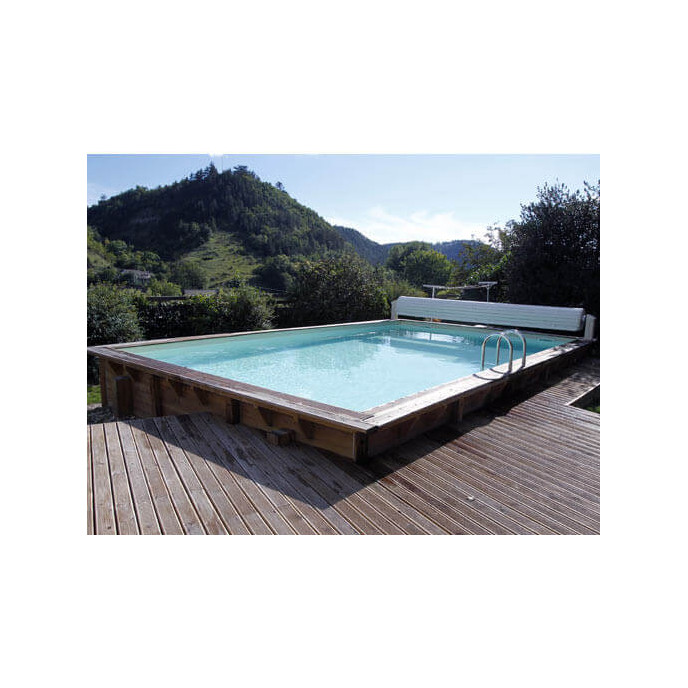 Piscine bois Linéa 650 x 350 x H 140 cm