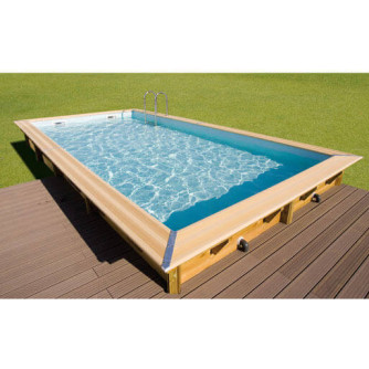 Piscine bois Linéa 650 x 350 x H 140 cm