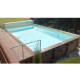 Piscine bois Linéa 650 x 350 x H 140 cm