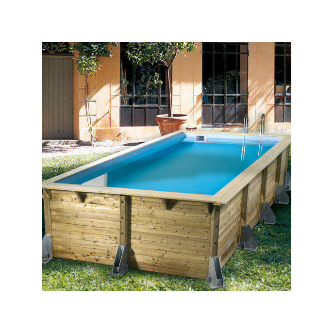 Piscine bois Azura 505 x 350 x H 126 cm