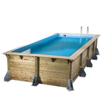 Piscine bois Azura 505 x 350 x H 126 cm