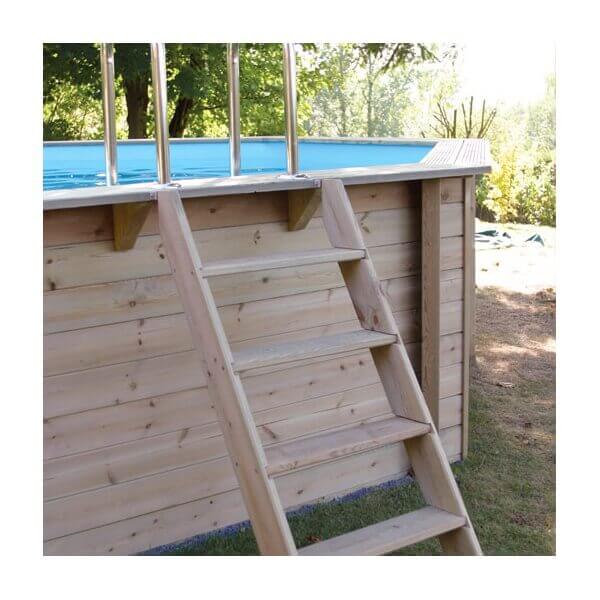 piscine bois nortland ubbink azura 505 cm x 350 cm x 126 cm