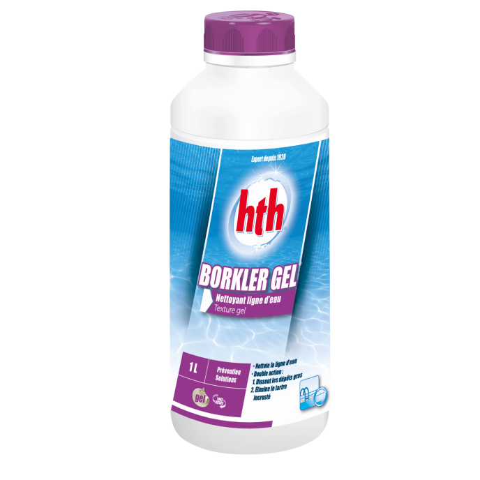 Nettoyant ligne d'eau Borkler Gel HTH - 1L Nettoyant ligne d'eau Borkler Gel HTH - 1L