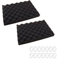 Kit 2 Brosses mousses pour robot Zodiac Sweepy, Cybernaut, Indigo, Swing