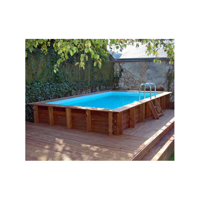 Piscine bois Marbella 2 420 x 270 x H 117 cm