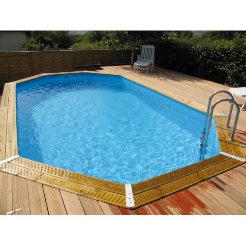 Piscine bois Azura 400 x 750 x H 130 cm