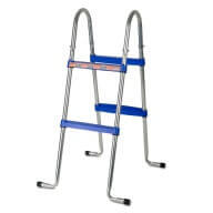 Echelle 2 x 2 marches pour piscines hors-sol de hauteur 0,90 m