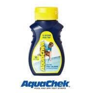 AquaChek Jaune : Chlore et pH (x50 Bandelettes)