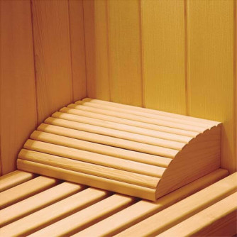 Appui-tête en bois pour sauna